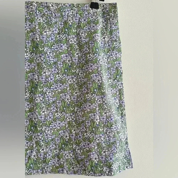 American Eagle Outfitters Stretch Floral Mini Skirt, Purple and Green, Size 4 - Picture 5 of 16